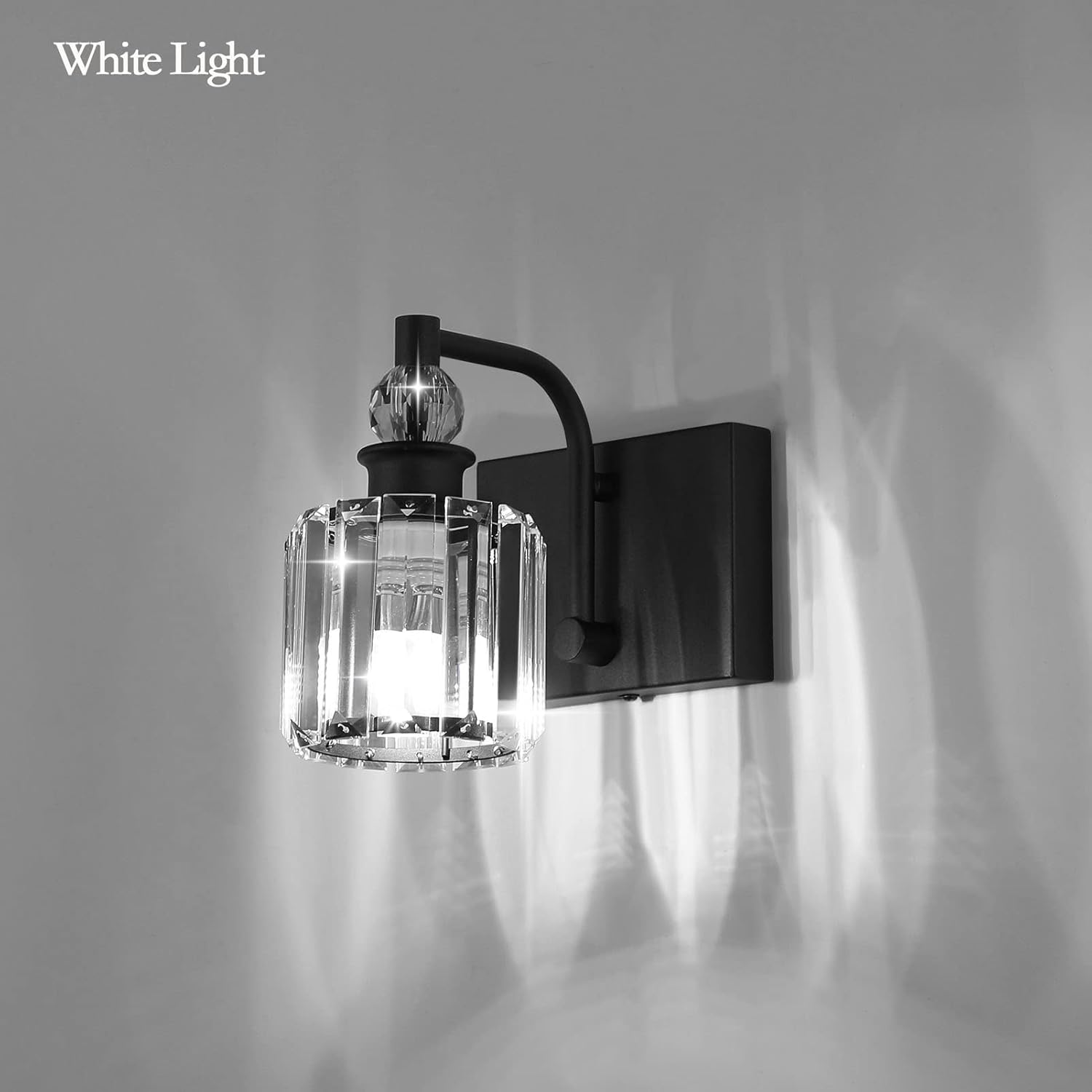 1 light vanity light black mirror light metal,glass wall lights