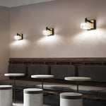 1-light mounted light circle vanity light metal wall light