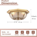 Led porch light brass hallway light modern ceiling light