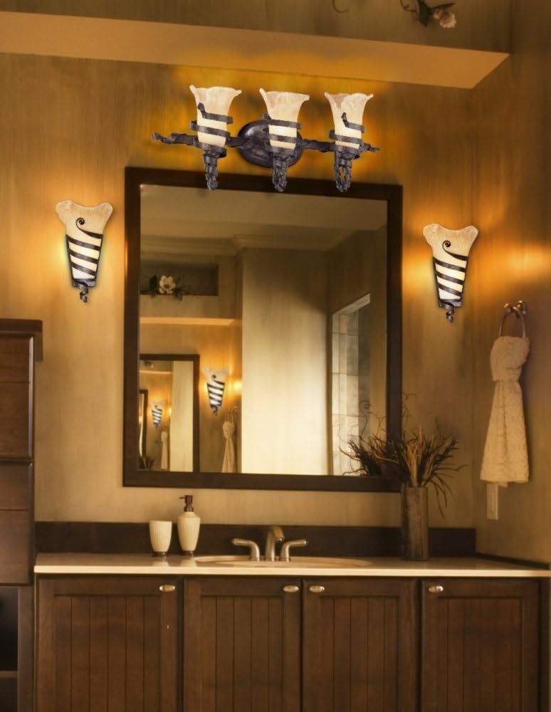 17 inch bathroom light brown hallway light metal wall light