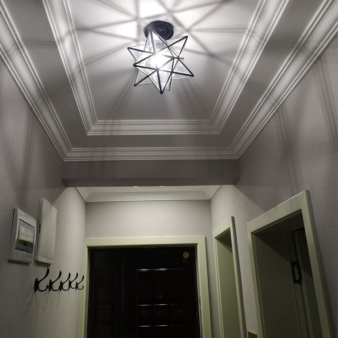 Moravian star ceiling light fixture industrial modern ceiling lamp ...