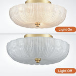 3-light hallway light brass kitchen light glass, metal ceiling light