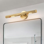 19 inche cylinder light gold vanity light metal wall light