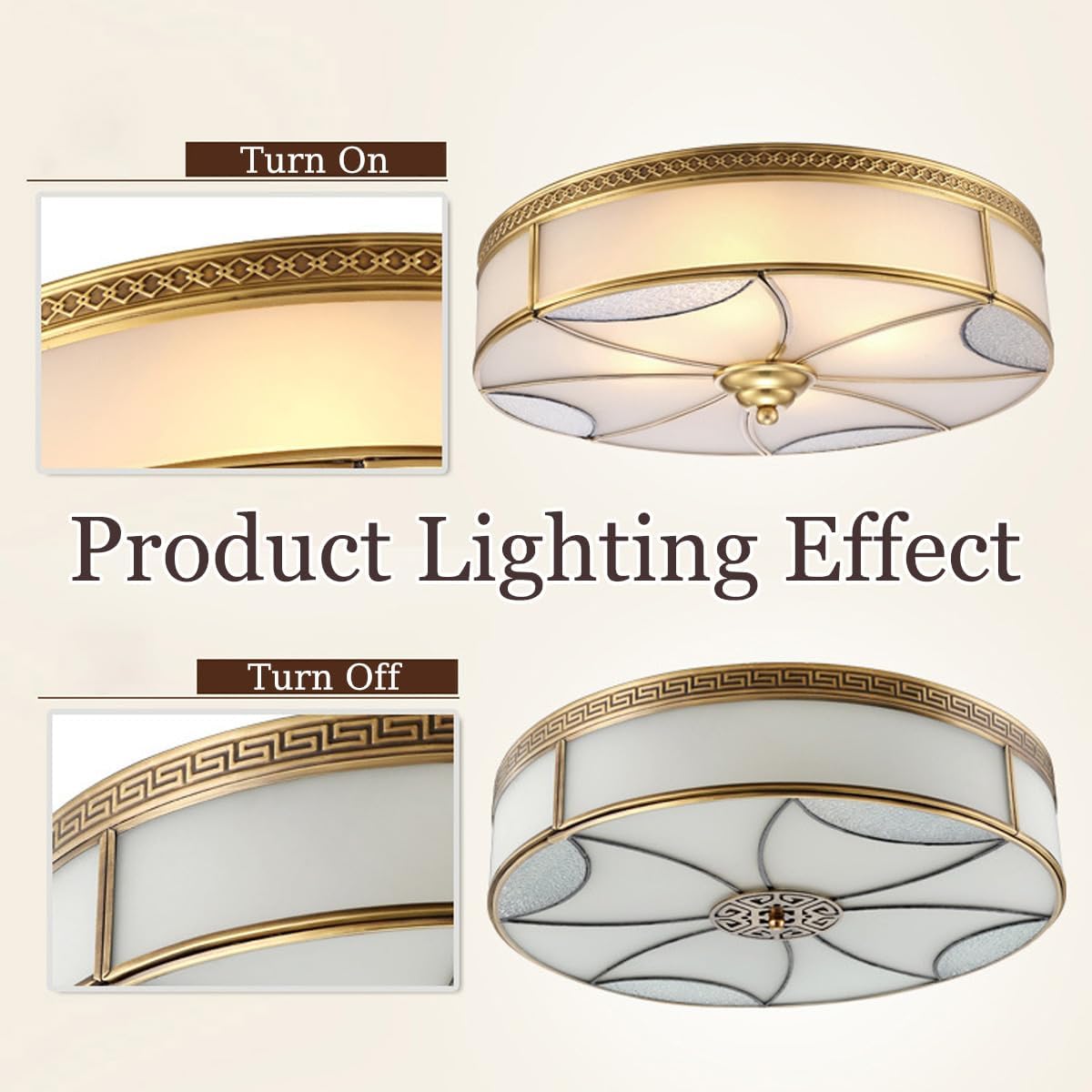 4 lights ceiling light glass fixture light metal bedroom lamp