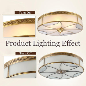 4 lights ceiling light glass fixture light metal bedroom lamp