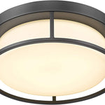 12 inch LED ceiling light black ceiling lamp with frosted glass shade