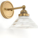 Remote control porch light antique brass wall light glass, metal vanity light