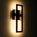 Led porch lights black, mckay wall light metal garage light