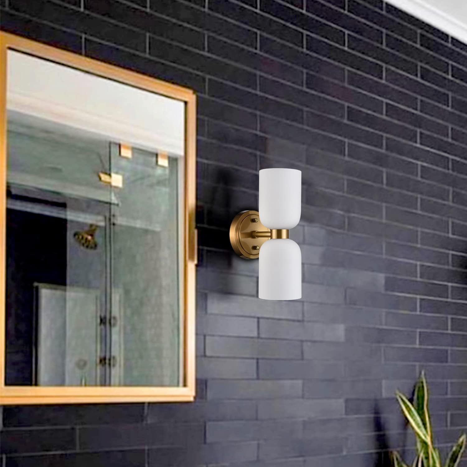 2-light kitchen light gold bathroom light metal wall light