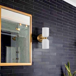 2-light kitchen light gold bathroom light metal wall light