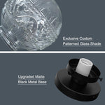Modern hallway light black ceiling light glass ceiling light