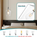 1 pack pendant light black gold kitchen light glass ceiling light
