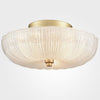 3-light hallway light brass kitchen light glass, metal ceiling light