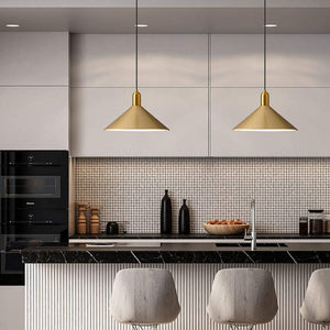 Modern pendant light gold fixture light aluminum kitchen light