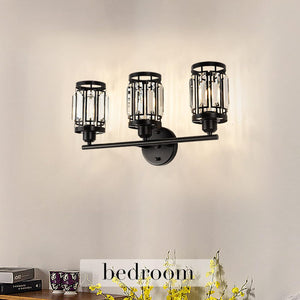 Farmhouse wall light black vanity light steel&metal hallway light