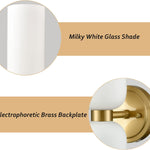 2-light vanity light gold wall light brass kitchen light