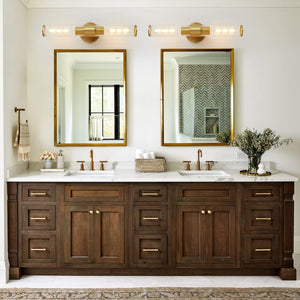 Modern wall light gold vanity light glass, metal hallway light