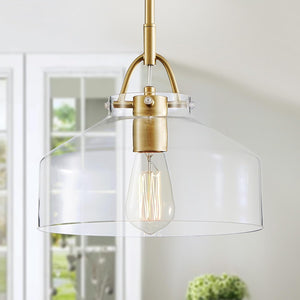 Industrial kitchen light gold pendant light glass metal chandelier light