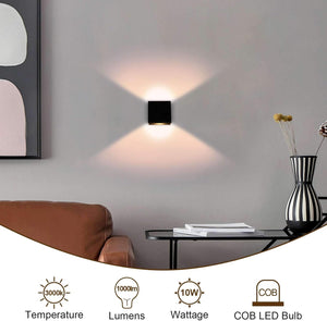 Led hallway light black wall light aluminum kitchen light