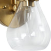 1-light wall light brass stairway light glass, metal kitchen light