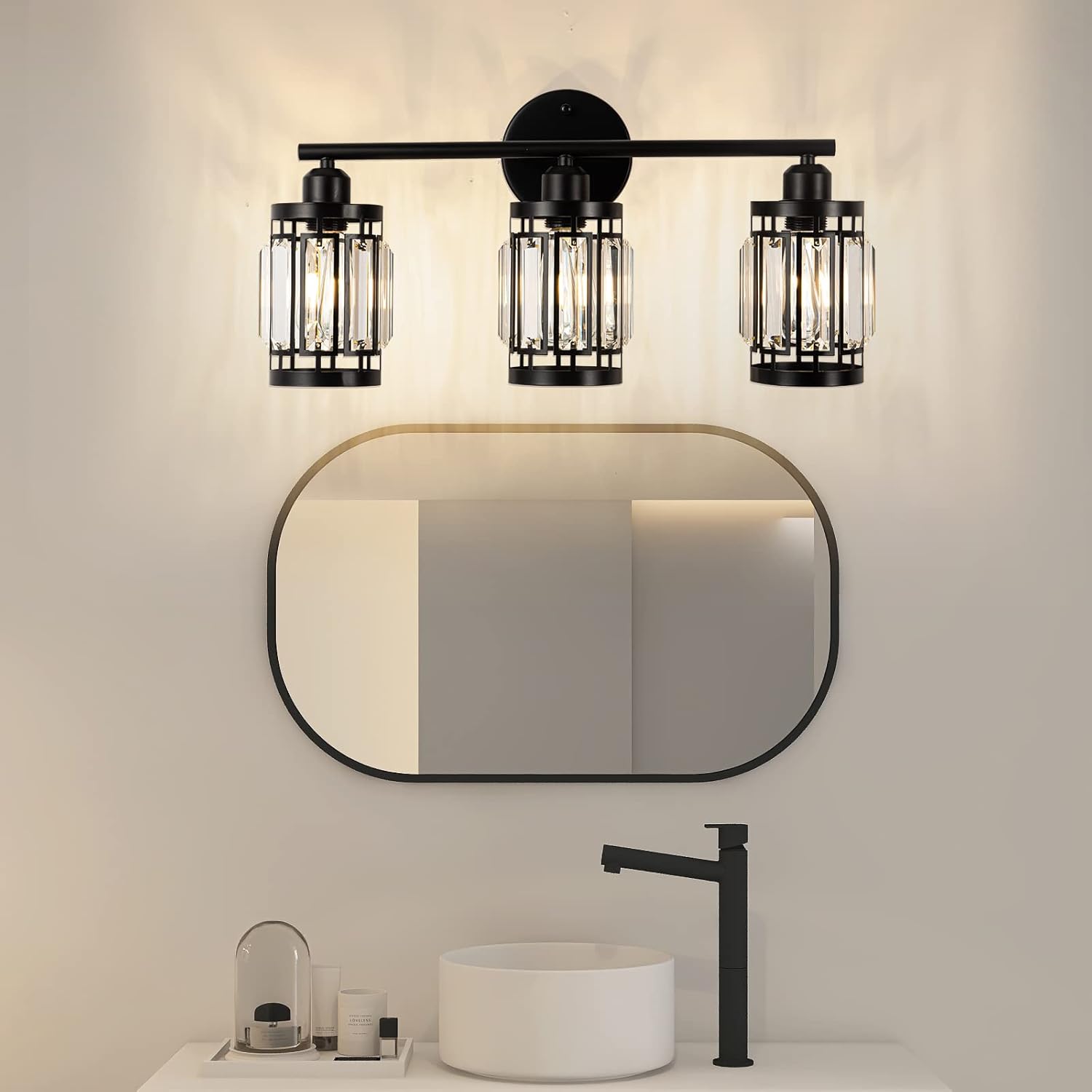 Farmhouse wall light black vanity light steel&metal hallway light