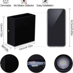 Led hallway light black wall light aluminum kitchen light