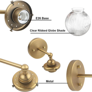 1-light modern wall light antique kitchen light metal vanity light