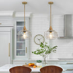 Modern pendant light gold kitchen light glass bathroom light