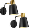 2 pack wall light black bedroom light metal kitchen light
