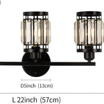 Farmhouse wall light black vanity light steel&metal hallway light