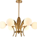 6 light chandelier light white pendant light flush metal mount light