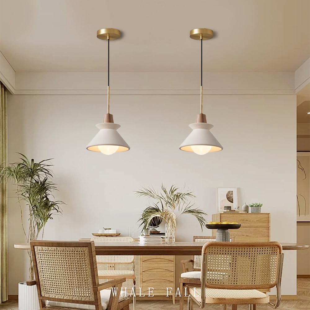 7.7 inch kitchen light white dining room light concrete/cement pendant lights
