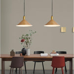 13.8 inch pendant light gold hanging lamp metal hallway light