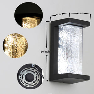 3-color modern porch light black fixtures light aluminum wall lights