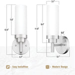 2pk vanity light nickel wall light metal kitchen light