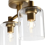 2-light flush mount light antique pendant light glass, metal chandelier lamp