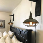 Farmhouse plug in pendant light rustic island lighting