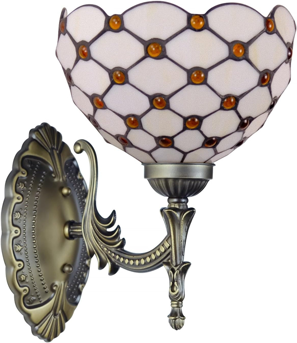 8 inch hallway light white wall light glass, metal kitchen light