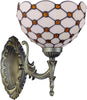 8 inch hallway light white wall light glass, metal kitchen light