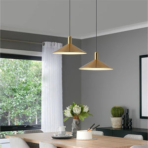 Modern pendant light gold fixture light aluminum kitchen light