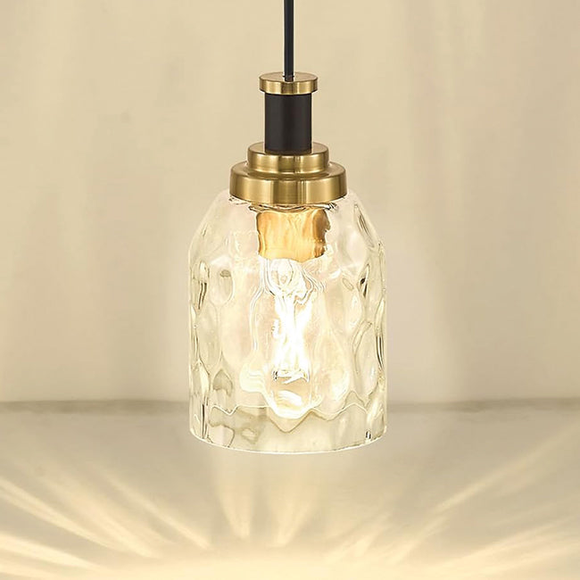 2 pack hanging light black & gold hallway light  glass metal pendant light