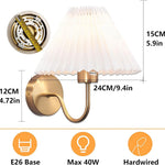 Sets of 2 fixtures light gold wall light metal, acrylic vanity light