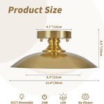 Led ceiling light brass hallway light metal, acrylic kitchen light