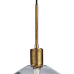 Industrial chandeliers light metallic pendant light  brass, glass & metal kitchen light