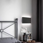 Modern bedroom light black decor light metal wall light