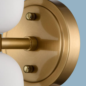 2-light kitchen light gold bathroom light metal wall light