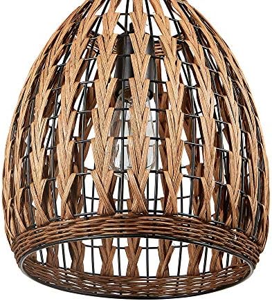 Industrial pendant light, globe hanging lights W/ Twist Shade