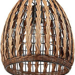 Industrial pendant light, globe hanging lights W/ Twist Shade