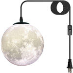 Plug in pendant light white hallway light plastic hanging light