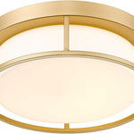 12 inch modern ceiling light fixture glass round ceiling lamp with gold finish